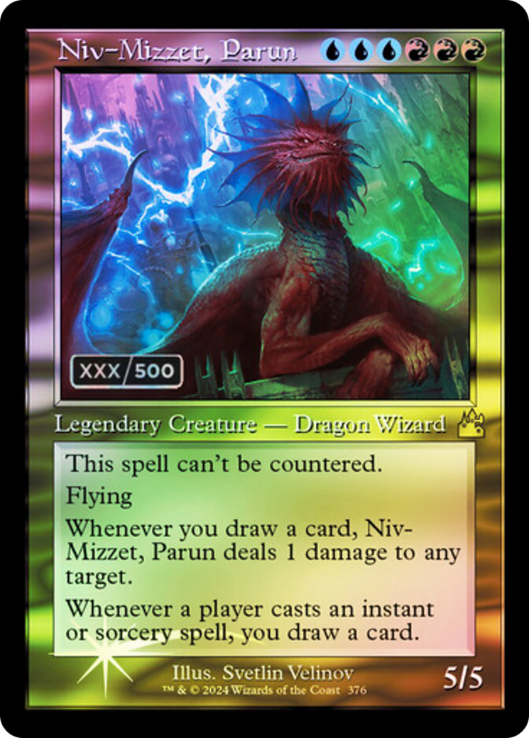 Image of Niv-Mizzet, Parun (Retro) (Serialized) [Ravnica Remastered]