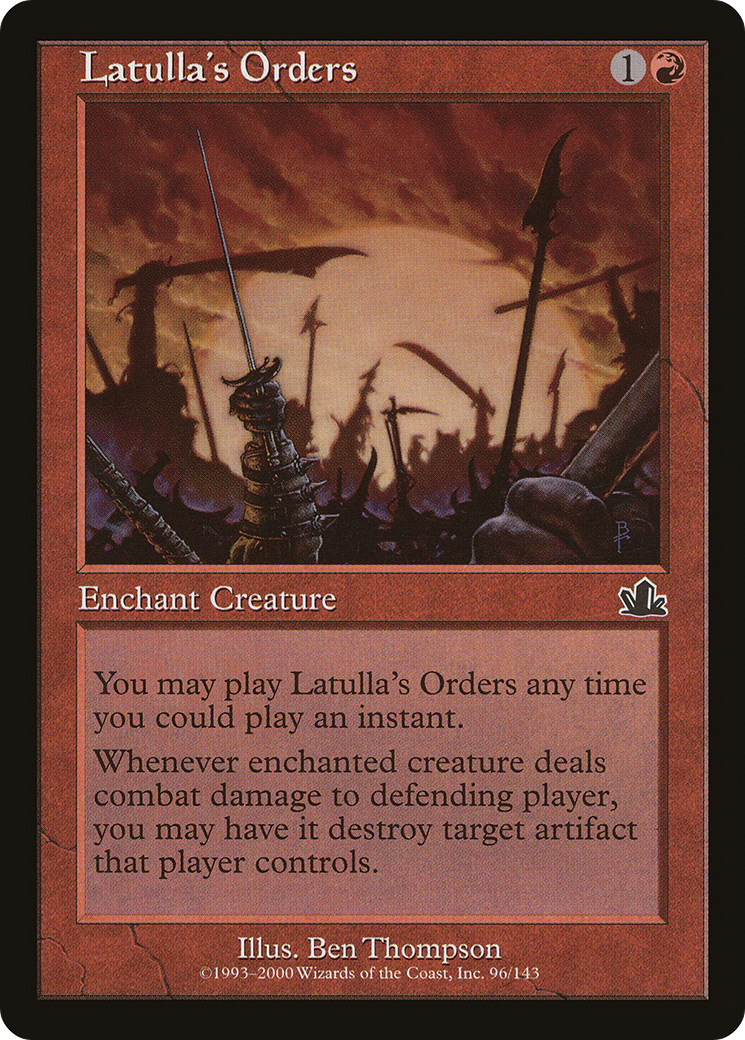 Image of Latulla's Orders [Prophecy]
