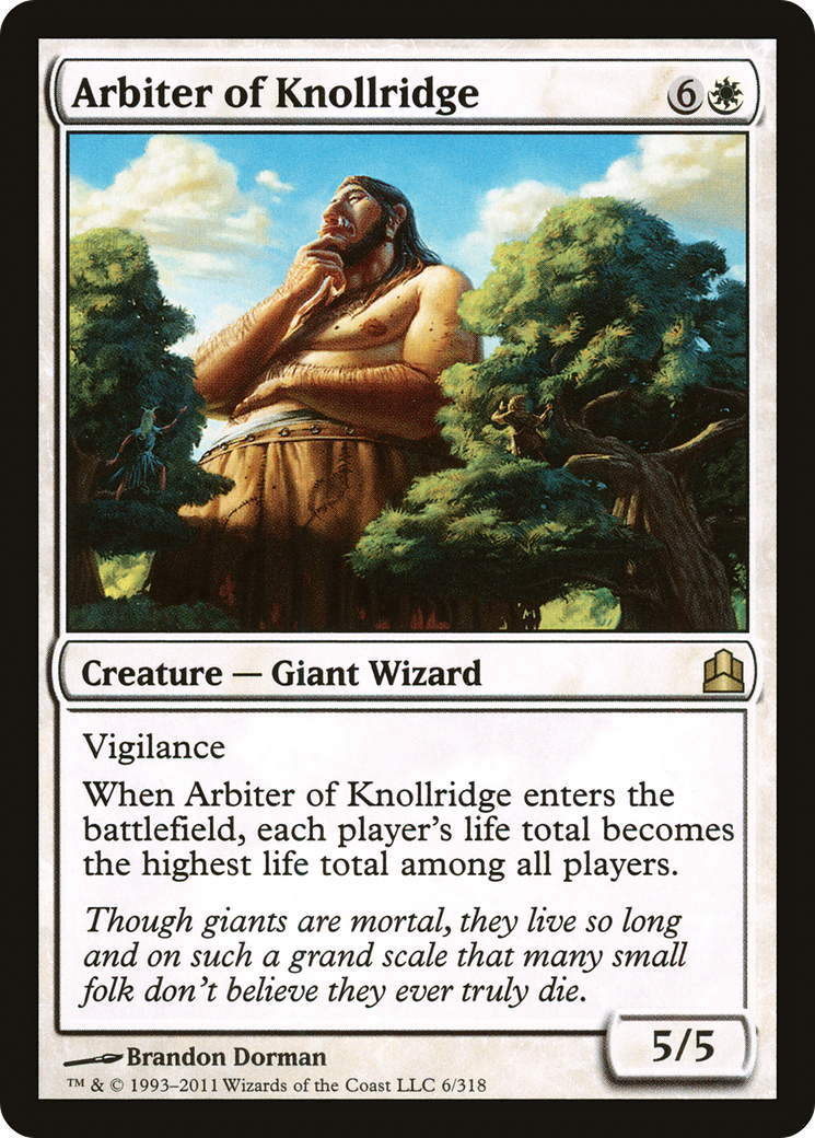 Image of Arbiter of Knollridge [Commander 2011]
