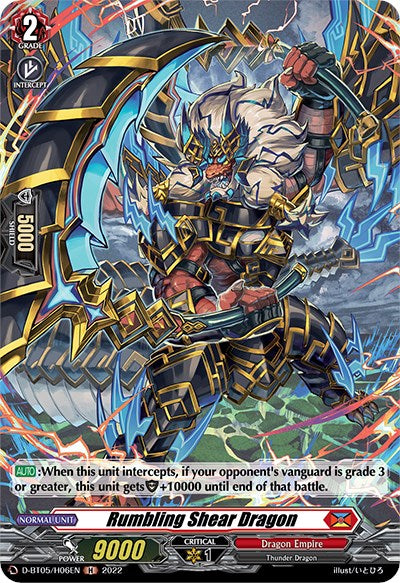 Image of Rumbling Shear Dragon (D-BT05/H06EN) [Triumphant Return of the Brave Heroes]