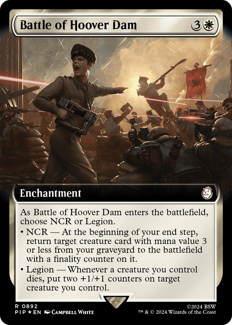 Image of Battle of Hoover Dam (Extended Art) (Surge Foil) [Fallout]