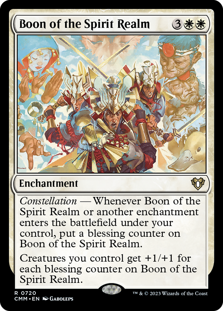 Image of Boon of the Spirit Realm [Commander Masters]