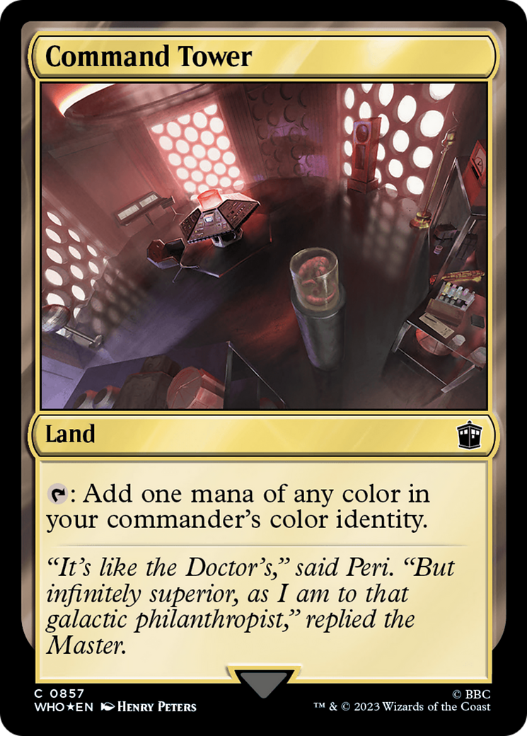 Image of Command Tower (0857) (Surge Foil) [Doctor Who]