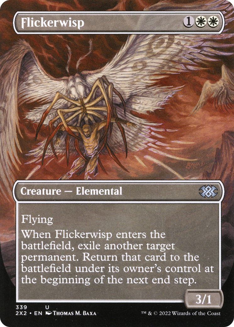 Image of Flickerwisp (Borderless Alternate Art) [Double Masters 2022]