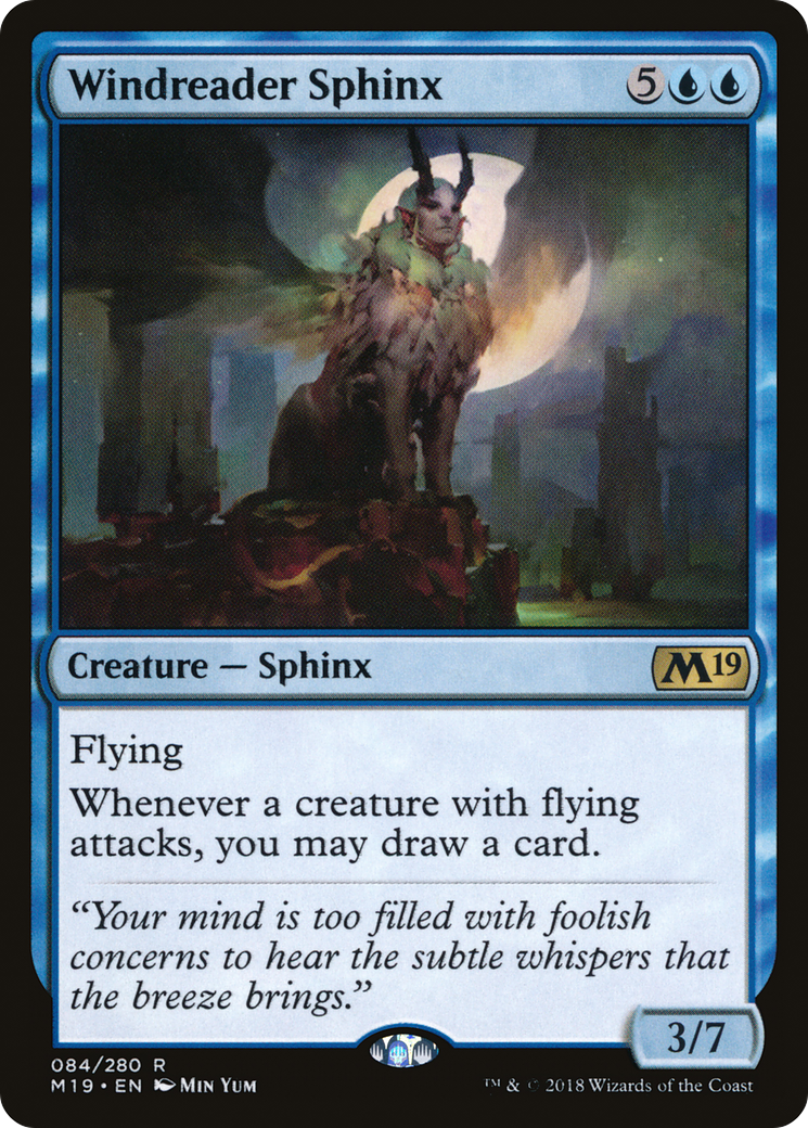 Image of Windreader Sphinx [Core Set 2019]