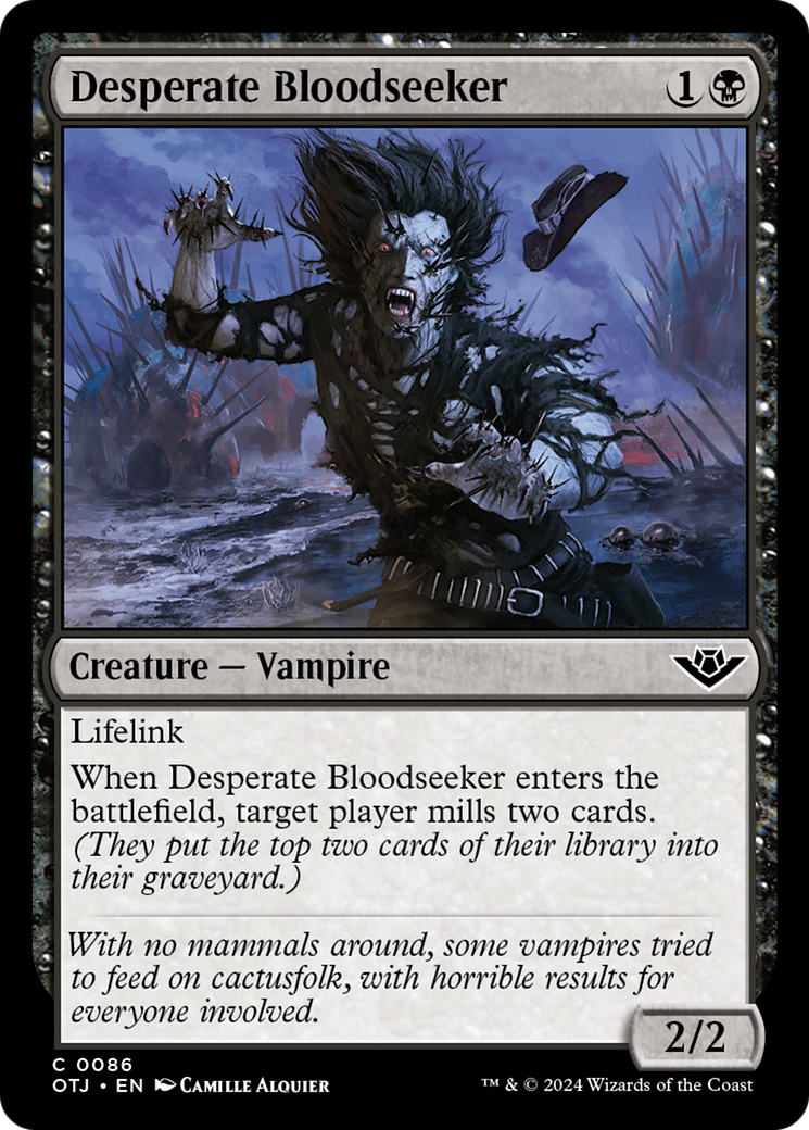 Image of Desperate Bloodseeker [Outlaws of Thunder Junction]
