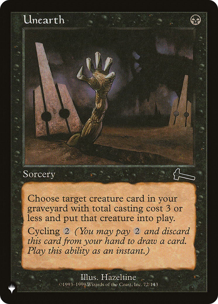Image of Unearth [The List]