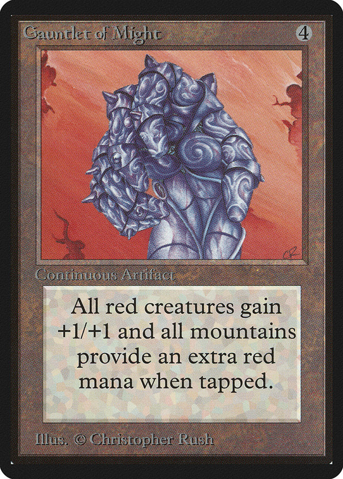 Gauntlet of Might [Beta Edition] [Signed by Christopher Rush]