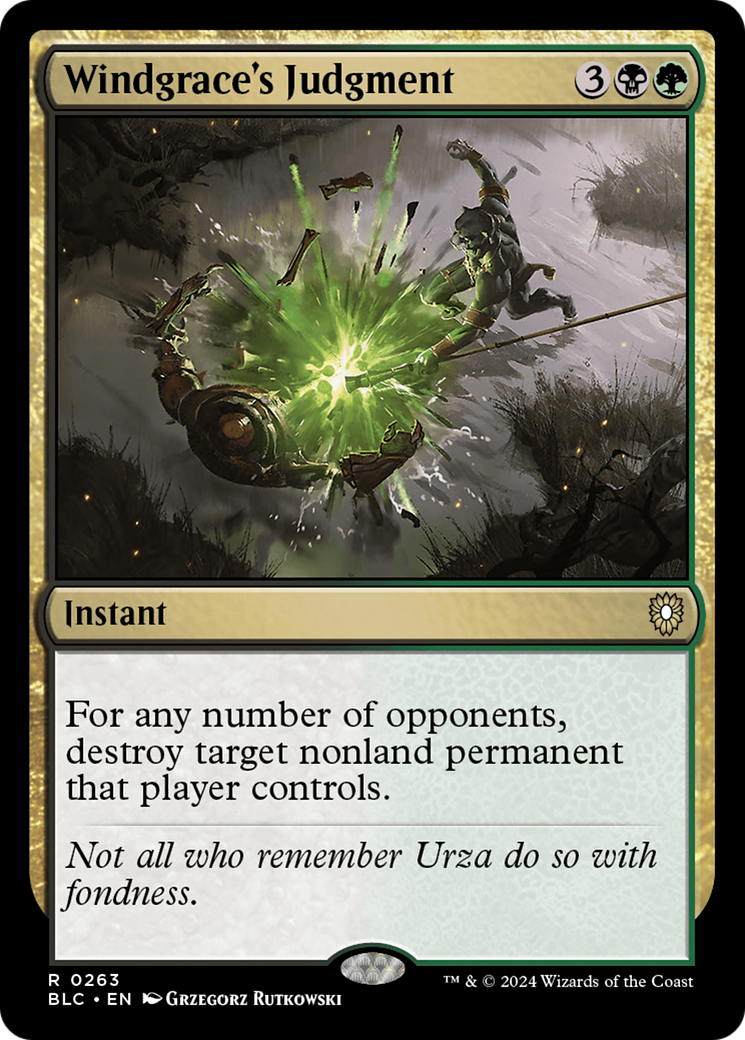 Image of Windgrace's Judgment [Bloomburrow Commander]