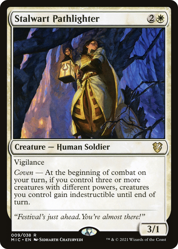 Image of Stalwart Pathlighter [Innistrad: Midnight Hunt Commander]