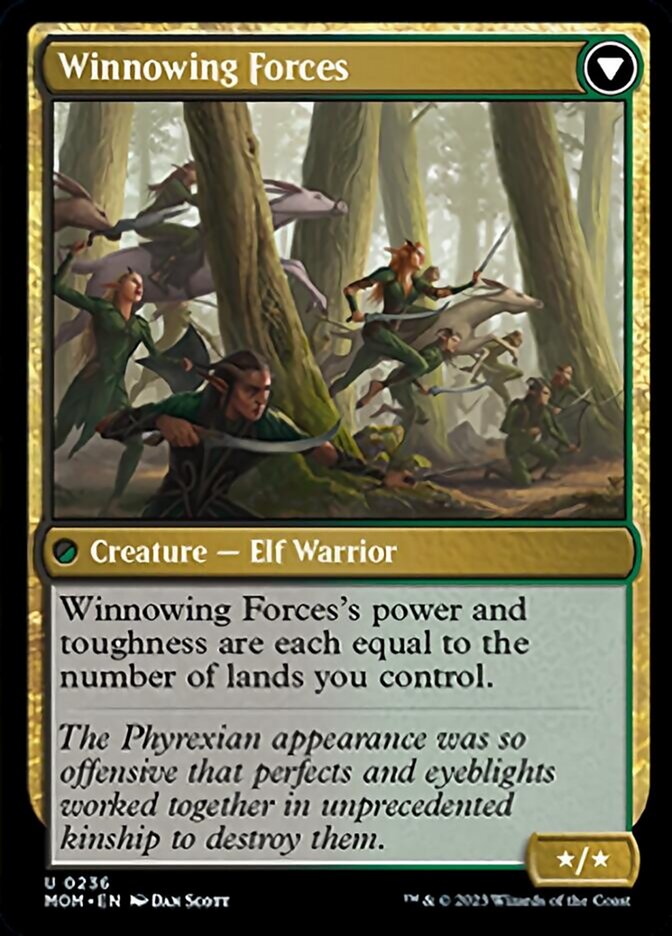 Image of Invasion of Lorwyn // Winnowing Forces [March of the Machine]