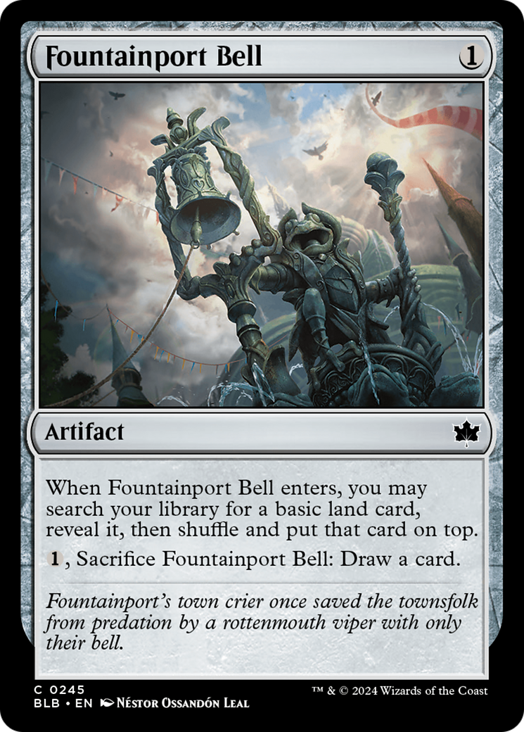 Image of Fountainport Bell [Bloomburrow]