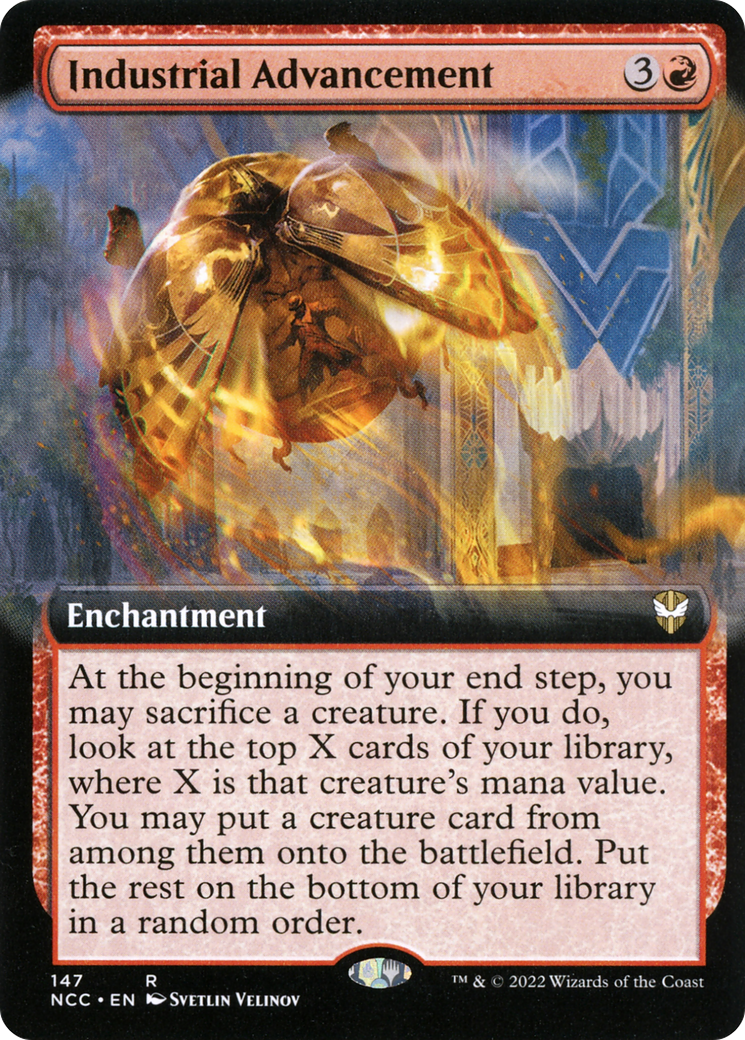 Image of Industrial Advancement (Extended Art) [Streets of New Capenna Commander]
