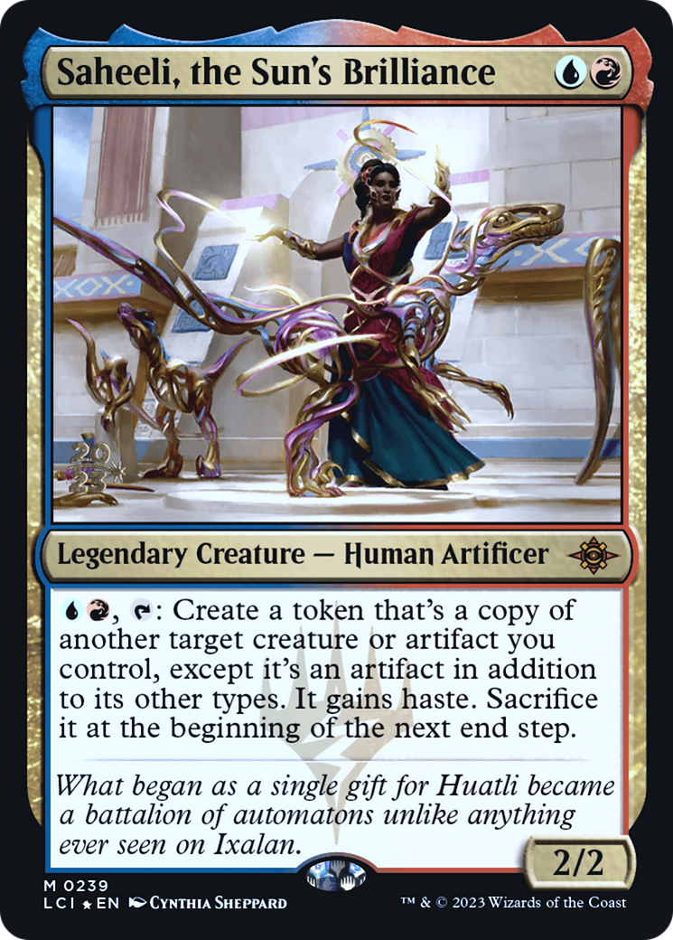 Image of Saheeli, the Sun's Brilliance [The Lost Caverns of Ixalan Prerelease Cards]