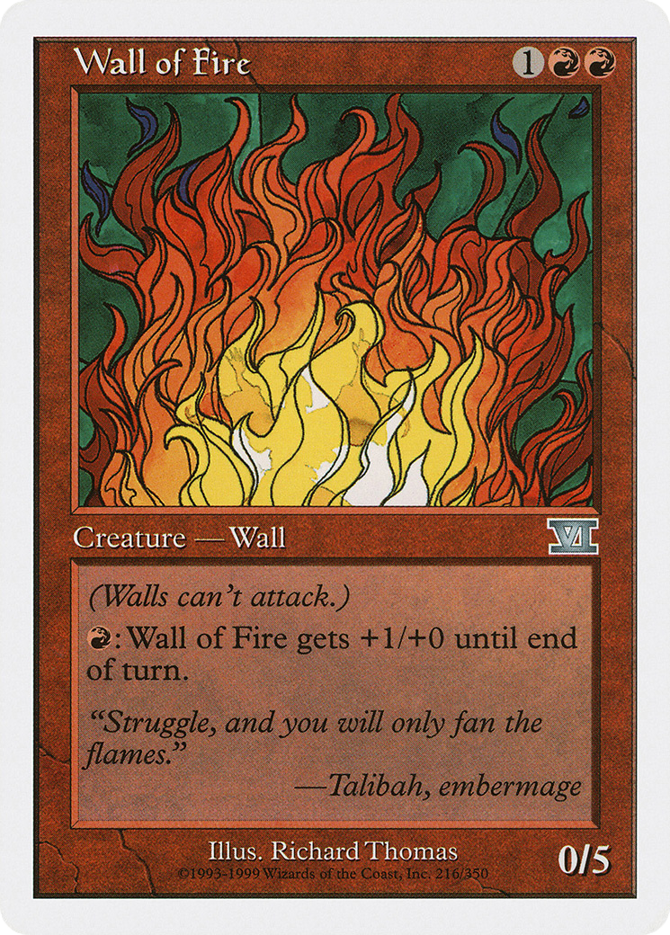 Image of Wall of Fire [Classic Sixth Edition]