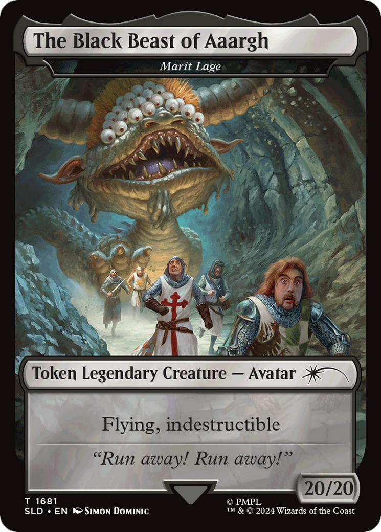 Image of The Black Beast of Aaargh - Marit Lage Token [Secret Lair Drop Series]