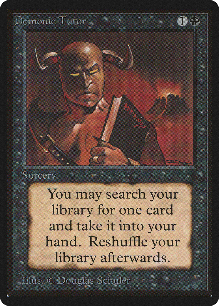 Image of Demonic Tutor [Beta Edition]