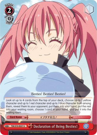 Image of Declaration of Being Besties! (TSK/S70-E057 U) [That Time I Got Reincarnated as a Slime]