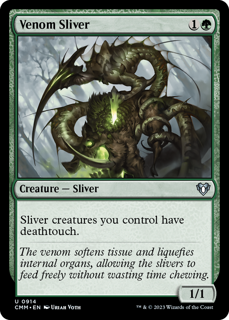 Image of Venom Sliver [Commander Masters]