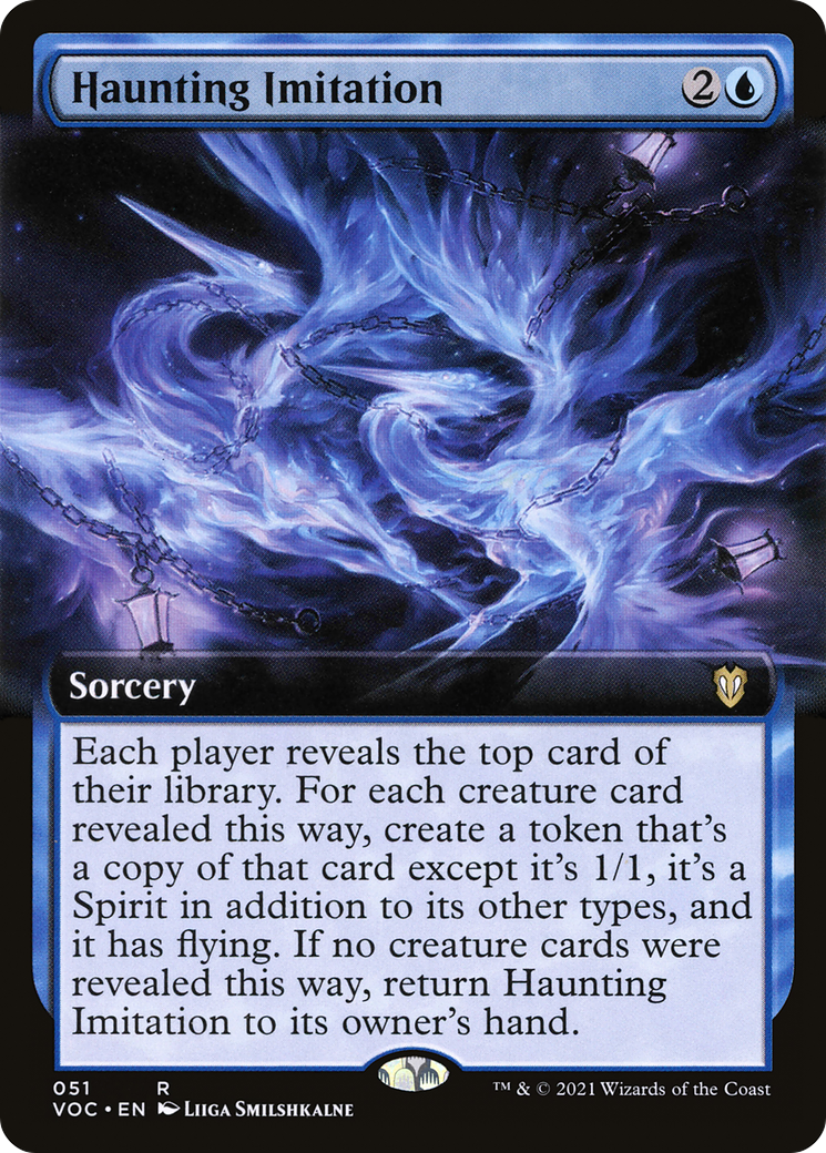 Image of Haunting Imitation (Extended Art) [Innistrad: Crimson Vow Commander]