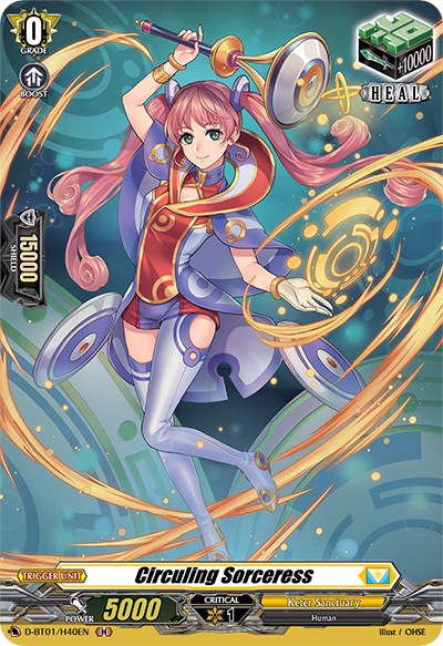 Image of Circuling Sorceress (D-BT01/H40EN) [Genesis of the Five Greats]