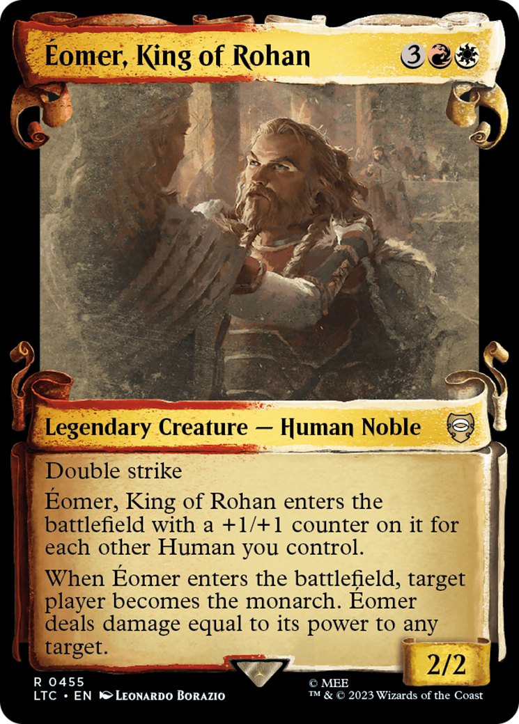 Image of Eomer, King of Rohan [The Lord of the Rings: Tales of Middle-Earth Commander Showcase Scrolls]