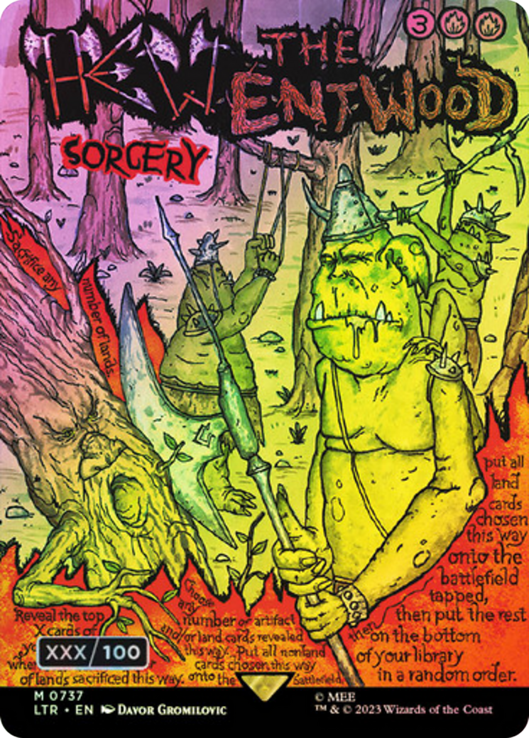 Image of Hew the Entwood (Borderless Poster) (Serialized) [The Lord of the Rings: Tales of Middle-Earth]