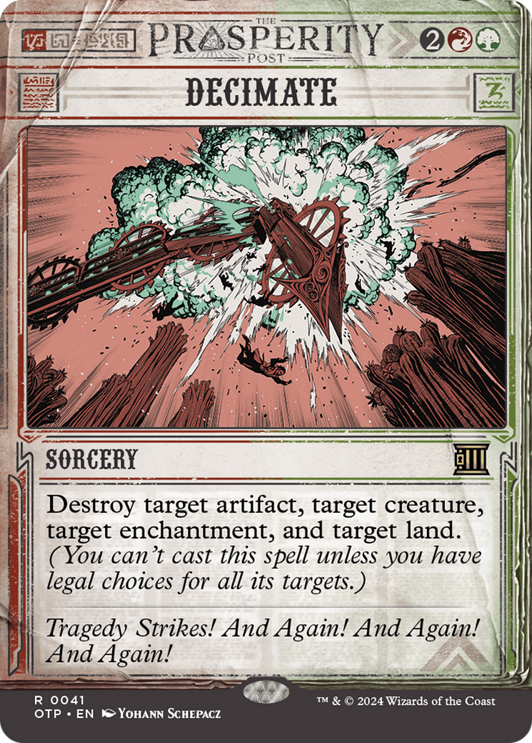 Image of Decimate [Outlaws of Thunder Junction: Breaking News]