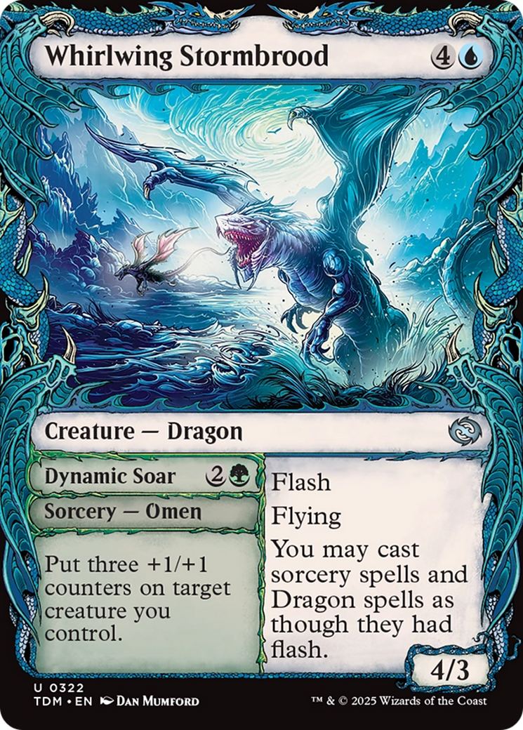 Image of Whirlwing Stormbrood (Showcase) [Tarkir: Dragonstorm]