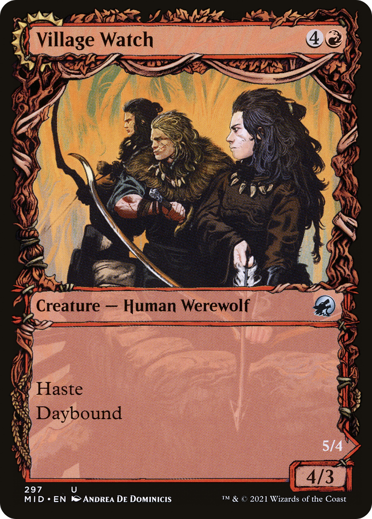 Image of Village Watch // Village Reavers (Showcase Equinox) [Innistrad: Midnight Hunt]