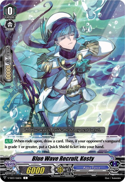 Image of Blue Wave Recruit, Kosty (V-SS03/126EN) [Festival Collection]