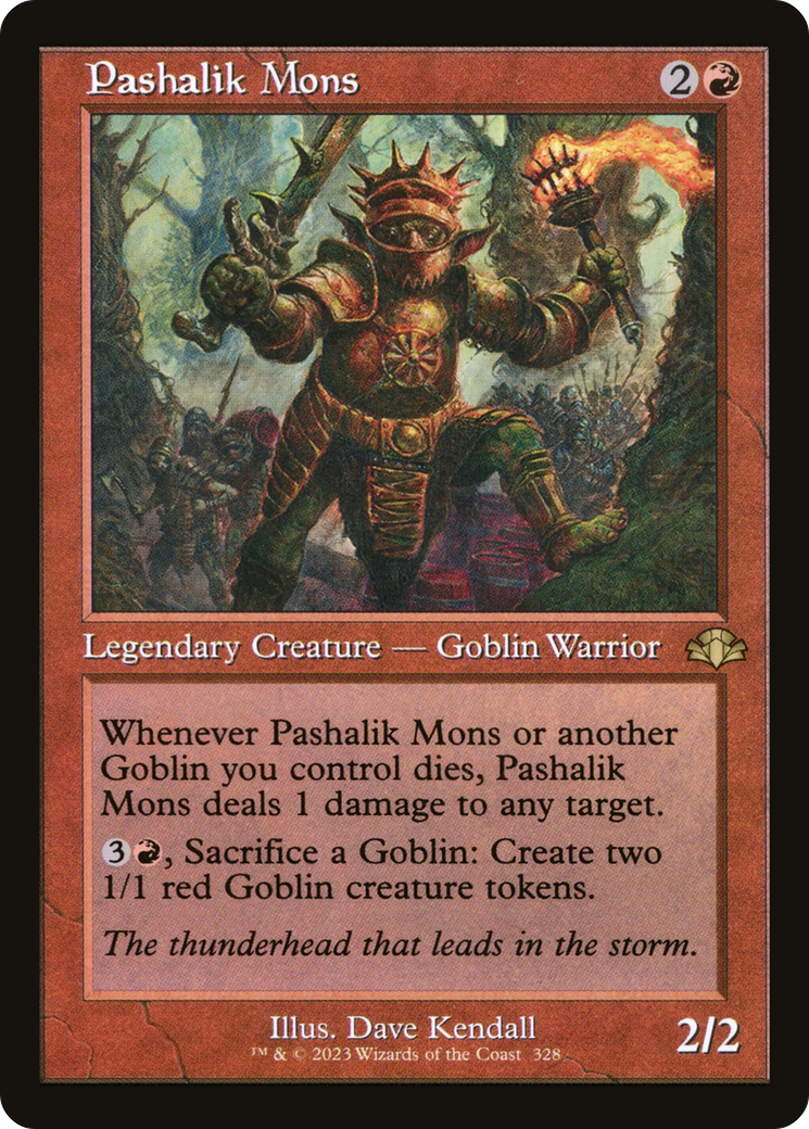 Image of Pashalik Mons (Retro) [Dominaria Remastered]
