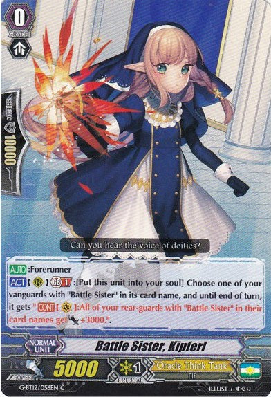 Image of Battle Sister, Kipferl (G-BT12/056EN) [Dragon King's Awakening]