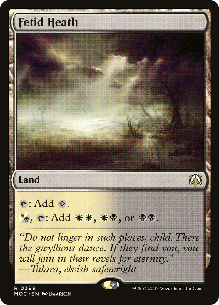Image of Fetid Heath [March of the Machine Commander]