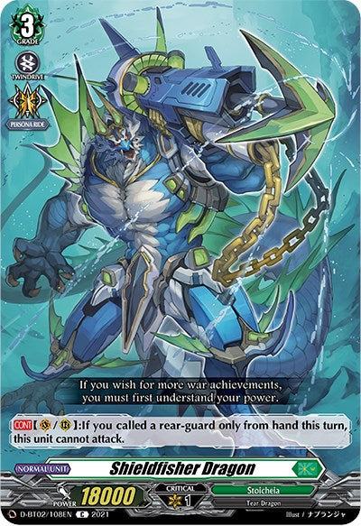 Image of Shieldfisher Dragon (D-BT02/108EN) [A Brush with the Legends]