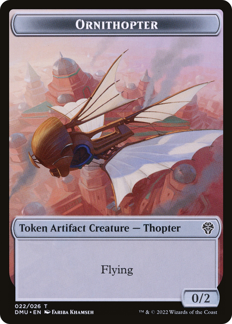 Image of Ornithopter Token [Dominaria United Tokens]