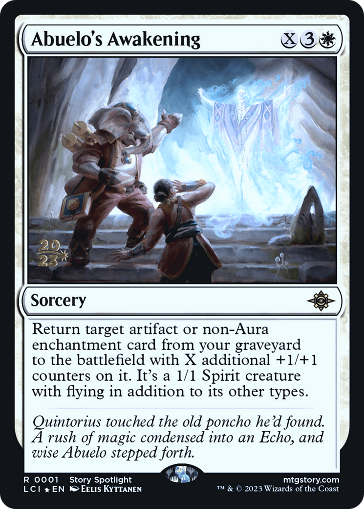 Image of Abuelo's Awakening [The Lost Caverns of Ixalan Prerelease Cards]