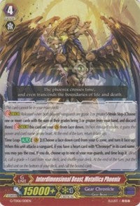 Image of Interdimensional Beast, Metallica Phoenix (G-TD06/001EN) [Rallying Call of the Interspectral Dragon]