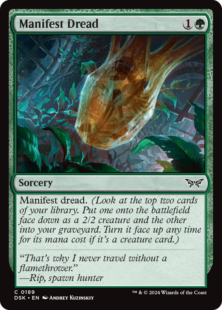 Image of Manifest Dread [Duskmourn: House of Horror]
