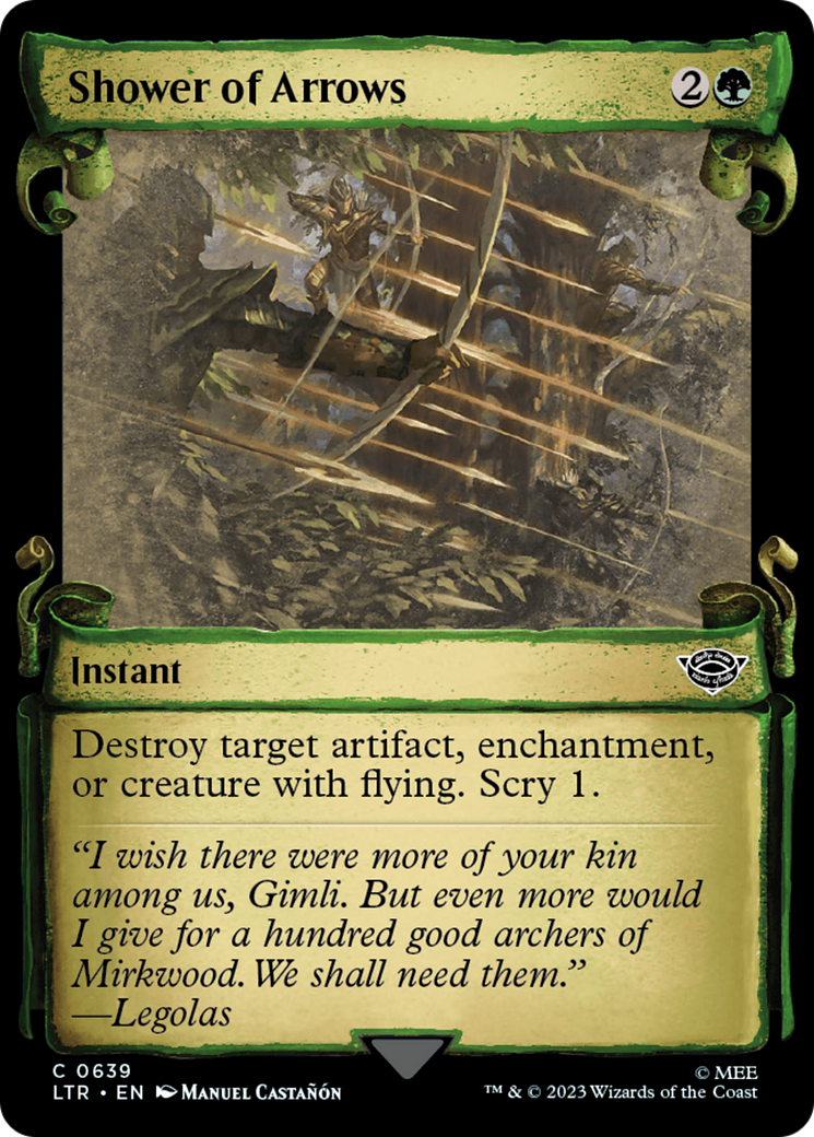 Image of Shower of Arrows [The Lord of the Rings: Tales of Middle-Earth Showcase Scrolls]