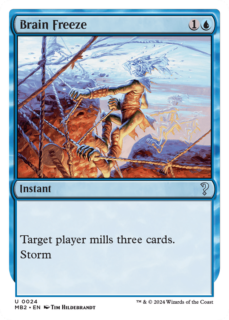 Image of Brain Freeze (White Border) [Mystery Booster 2]