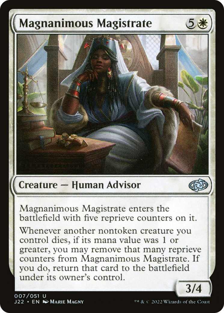 Image of Magnanimous Magistrate [Jumpstart 2022]