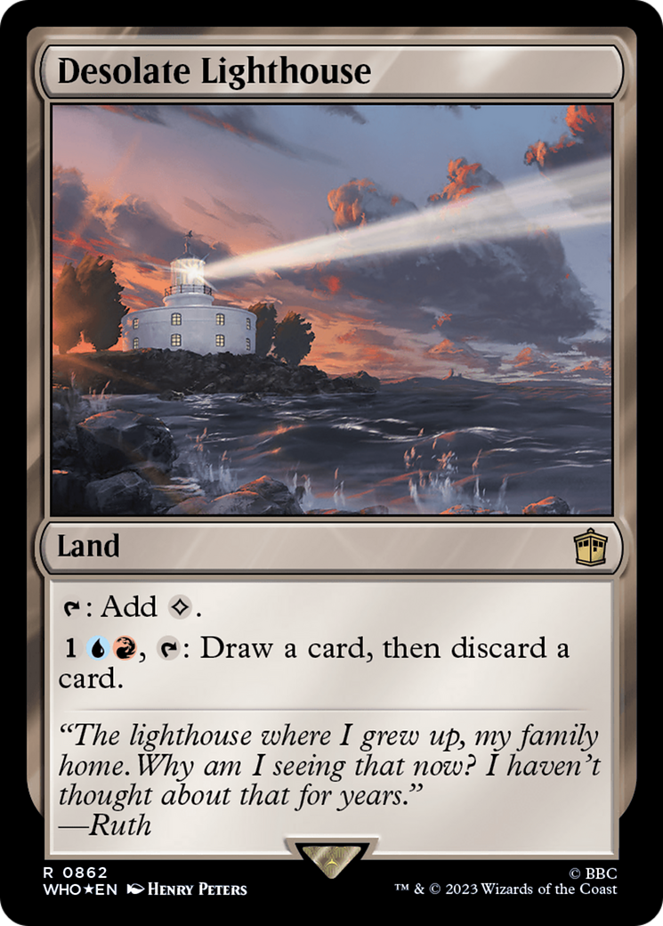 Image of Desolate Lighthouse (Surge Foil) [Doctor Who]