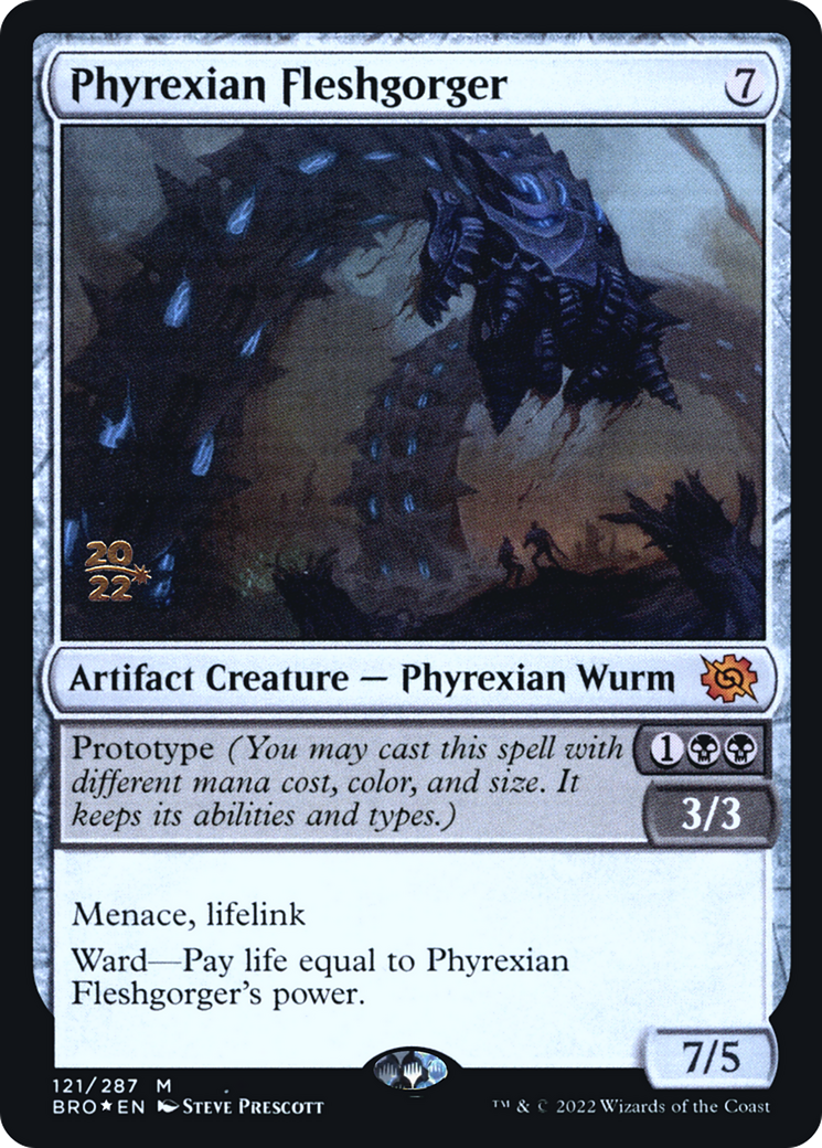 Image of Phyrexian Fleshgorger [The Brothers' War Prerelease Promos]
