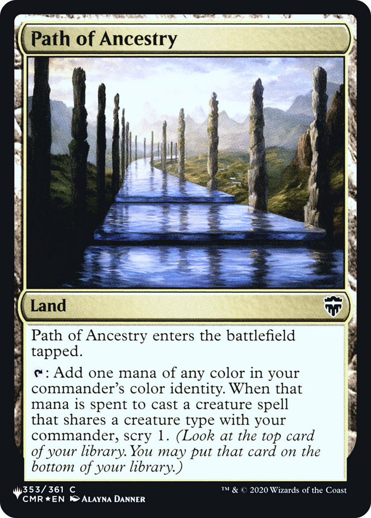Image of Path of Ancestry [Secret Lair: Heads I Win, Tails You Lose]