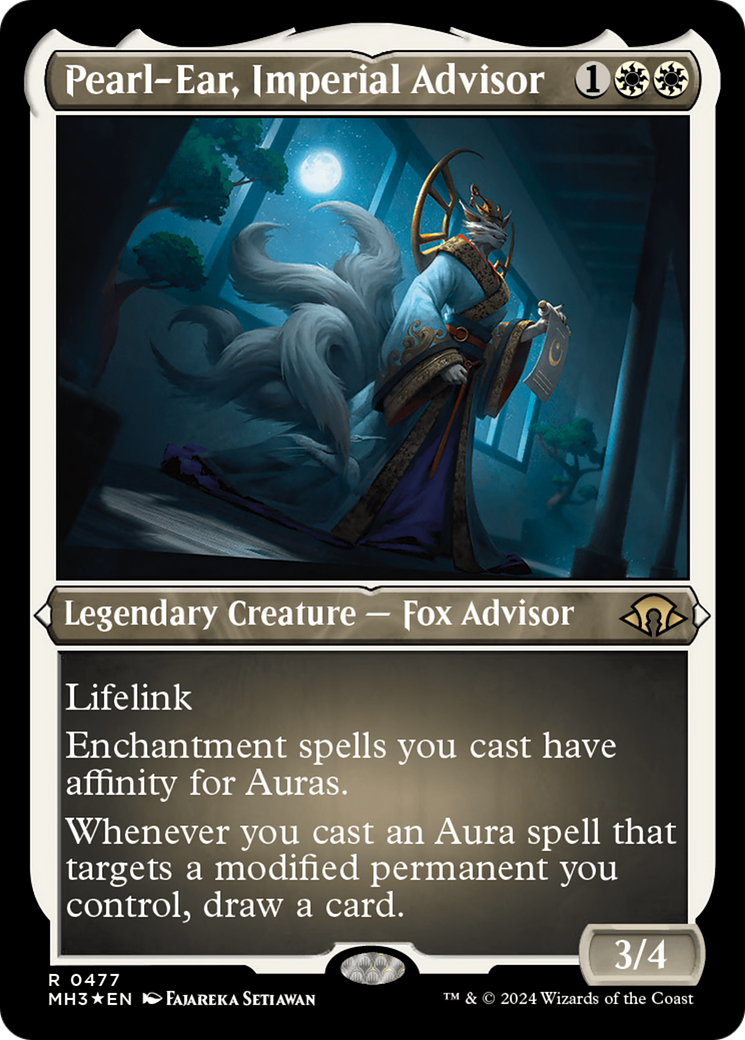 Image of Pearl-Ear, Imperial Advisor (Foil Etched) [Modern Horizons 3]