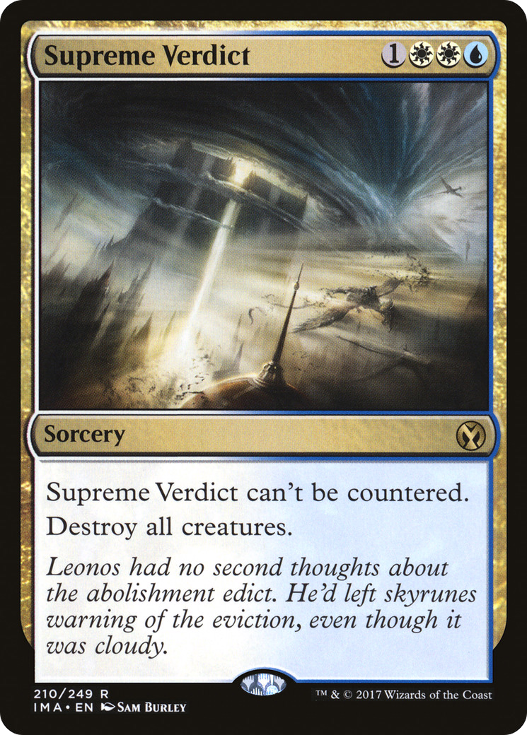 Image of Supreme Verdict [Iconic Masters]
