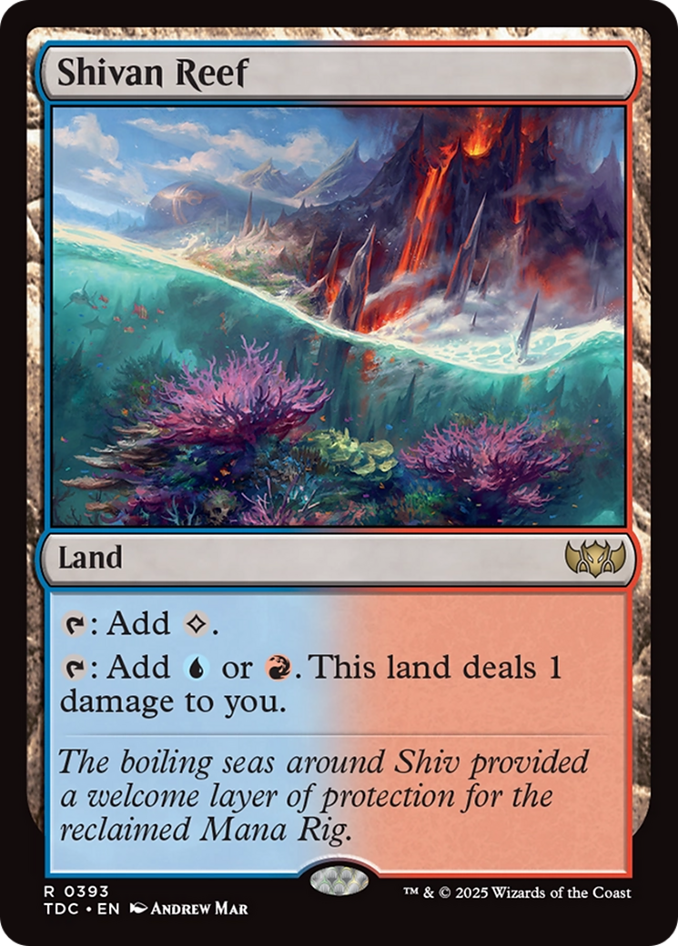 Image of Shivan Reef [Tarkir: Dragonstorm Commander]