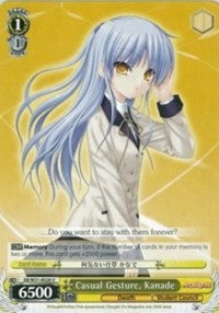 Image of Casual Gesture, Kanade (AB/W31-E026 U) [Angel Beats! Re:Edit]