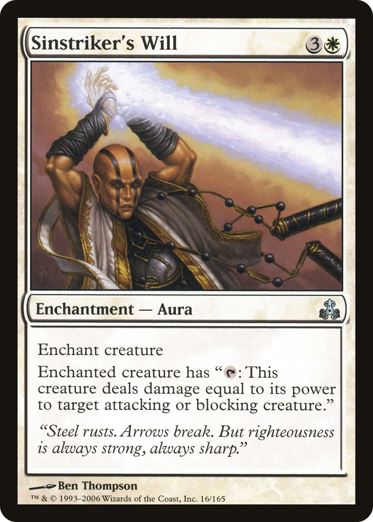 Image of Sinstriker's Will [Guildpact]